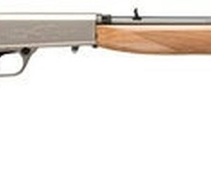 Browning SA-22 .22 LR Satin Nickel Maple Rifle