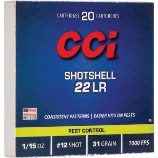 Shop CCI Shotshell 22LR Ammo 31 Grain Lead Shot
