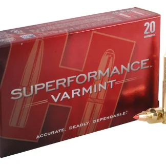 Hornady Superformance Varmint 204 Ruger Ammo 40 Grain Hornady V-Max Polymer Tip 500rounds Direct