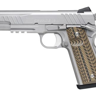1911 GOVT STAINLESS RAIL Handgun | .45 ACP with Rail