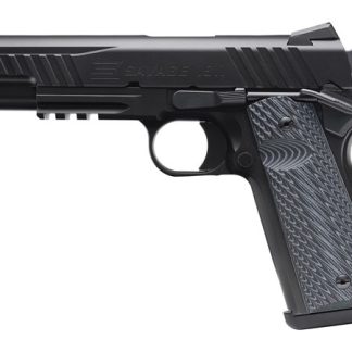 1911 GOVT BLACK MELONITE RAIL Handguns Semi Auto
