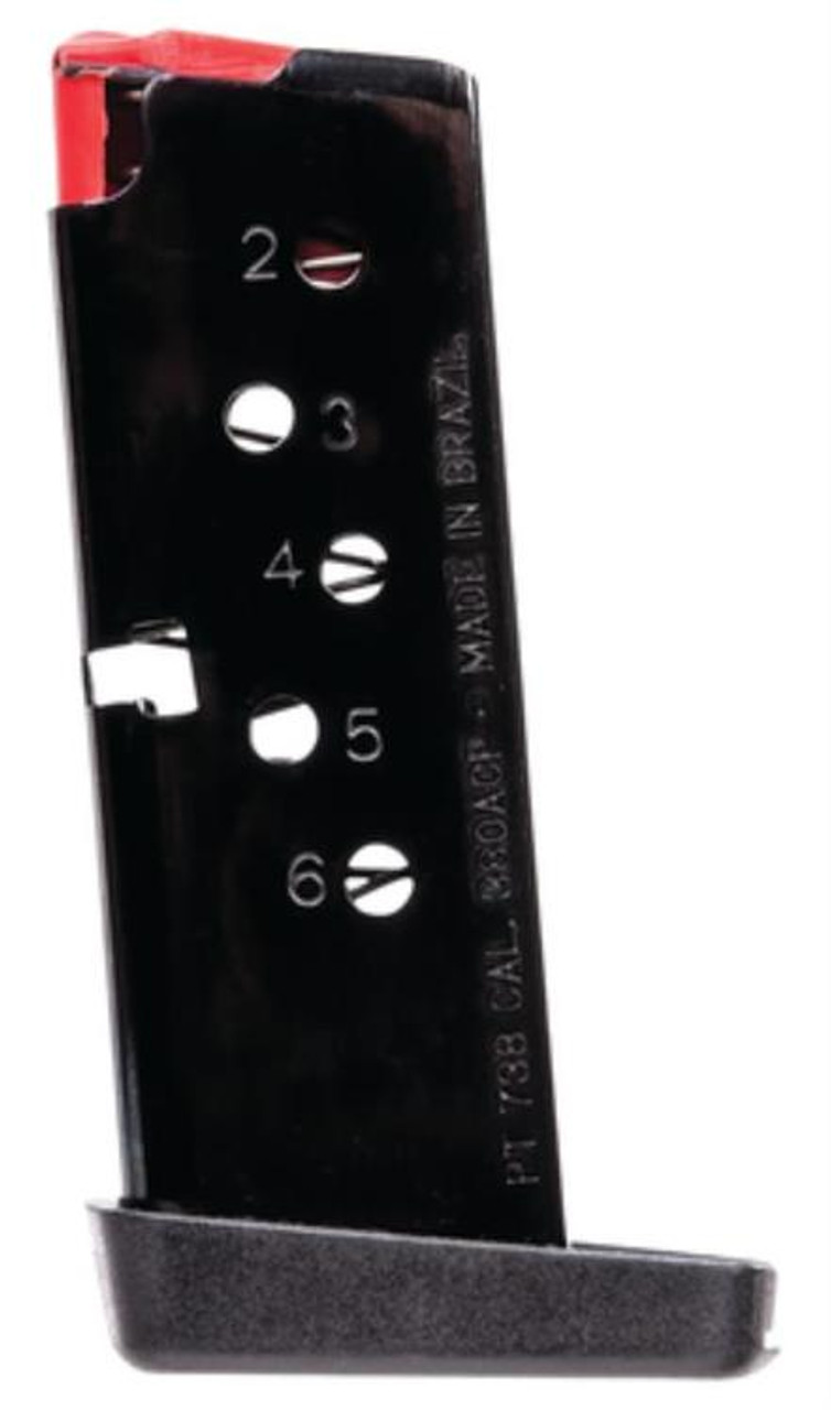 Taurus Magazine 738 TCP 380 ACP Ser. # 60000 and Up, 6-Round Taurus Magazine 738 TCP 380 ACP Ser. # 60000 and Up, 6-Round - Taurus - Missouri Gun Shop