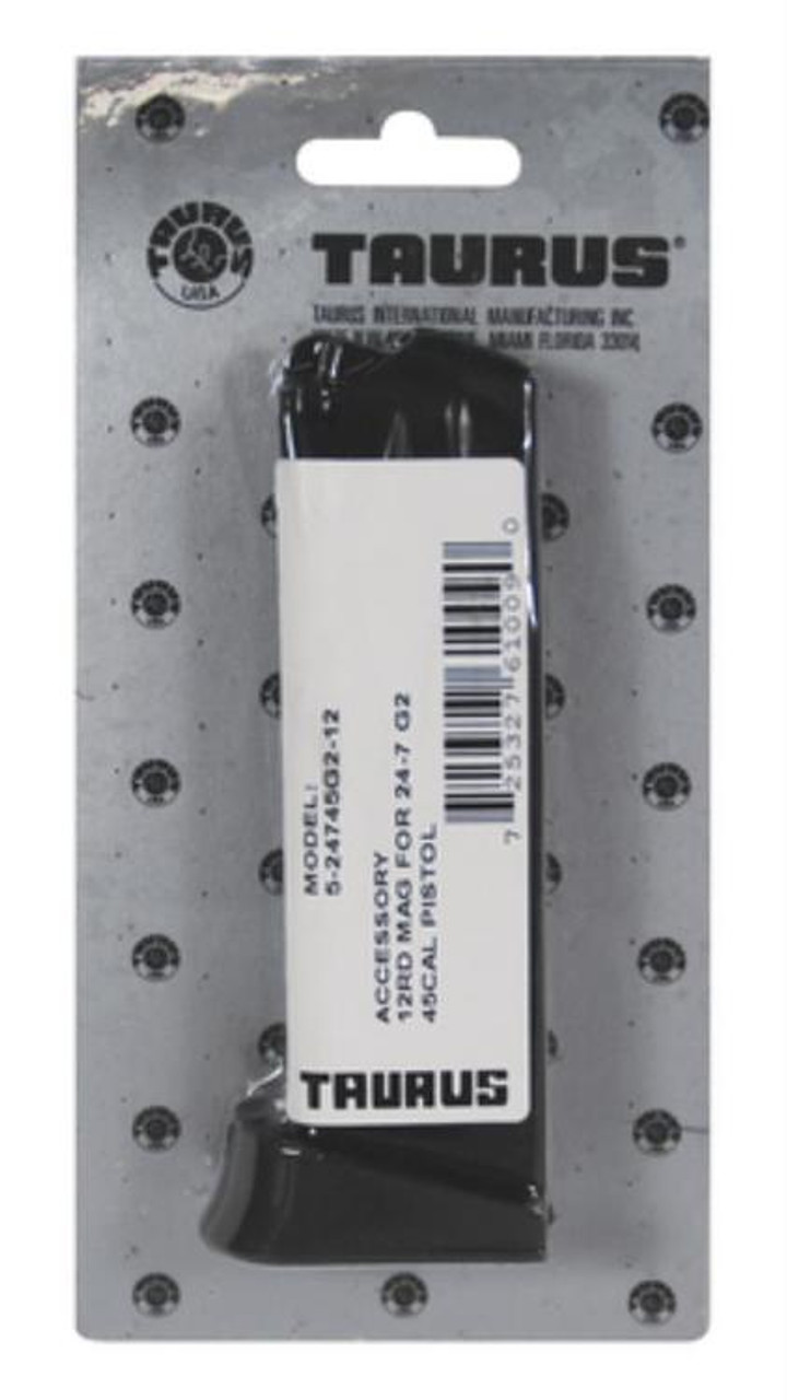 Taurus Magazine, 45 ACP, 12rd, Fits PT247 & G2, Blue Finish Taurus Magazine, 45 ACP, 12rd, Fits PT247 & G2, Blue Finish - High-Capacity Magazines - Missouri Gun Shop