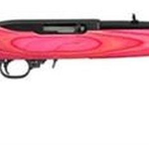 Ruger 10/22 Pink Laminate Stock Blue 16" Rifle