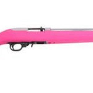 Ruger 10/22 .22LR Pink Hogue Stock SS Target Barrel