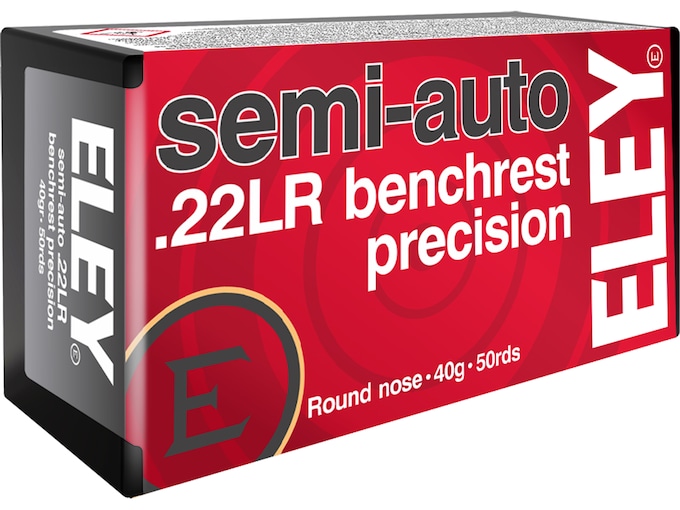 Real Eley Semi-Auto Benchrest Precision 22LR Ammo 40 Grain Round Nose Real Eley Semi-Auto Benchrest Precision 22LR Ammo 40 Grain Round Nose - Rifles - Missouri Gun Shop