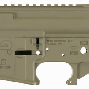 Aero Precision AR-15 Stripped Receiver Set, Flat Dark Earth