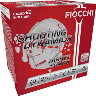 Authentic Fiocchi Shooting Dynamics 20 Gauge Ammo 250rounds