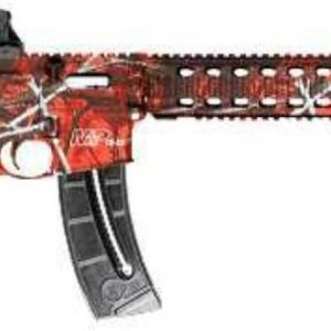 Smith & Wesson M&P15 .22 LR Orange/Black Camo Rifle