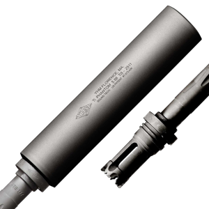 YHM Phantom Titanium .223 Silencer with QD Flash Hider
