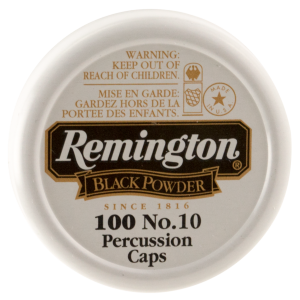 Remington #10 Percussion Caps Black Powder Brass 100ct