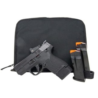 Smith and Wesson M&P9 Shield Plus Sight and Case Bundle 9mm 3.1" Barrel 15-Rounds w/ CTS-1500 Red Dot Sight - New Arrivals - Missouri Gun Shop