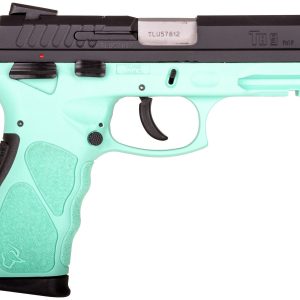 Matte Black /Cyan 9mm Luger Full Size 17 Rds Pistol