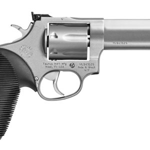 357 Mag / 38 Spl +P Matte Stainless 4in Ribber Grip Revolver