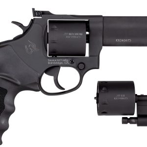 22 LR / 22 WMR Matte Black Oxide 4in Ribber Grip Revolver