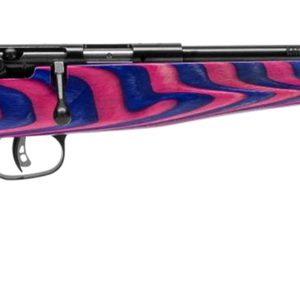 Savage Rascal Minimalist .22 LR Pink/Purple Laminate Rifle