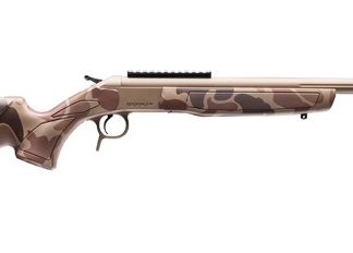 CVA CR4442DC Cascade Takedown 45-70 Gov 1rd 20″ Flat Dark Earth Cerakote Stainless Steel Threaded Barrel & Receiver w/Picatinny Rail, Duck Camo Synthetic Stock - Uncategorized - Missouri Gun Shop